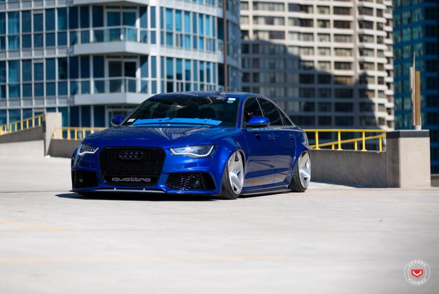  Audi A6 Sedan on Vossen Wheels (VPS-318) (4G, C7) 2016 года  (фото 5 из 59)